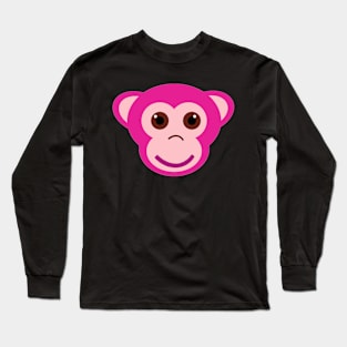 Pink Monkey Long Sleeve T-Shirt